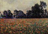 Claude Monet Poppies at Giverny painting